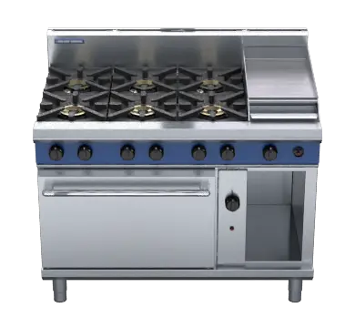 Blue Seal Evolution Series G508C - 1200mm Gas Range Static Oven