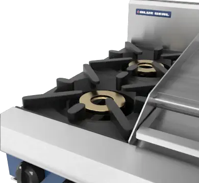 Blue Seal Evolution Series G514C-LS - 600mm Gas Cooktop - Leg Stand