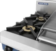 Blue Seal Evolution Series G514C-LS - 600mm Gas Cooktop - Leg Stand