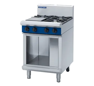 Blue Seal Evolution Series G514D-CB - 600mm Gas Cooktop - Cabinet Base