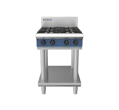 Blue Seal Evolution Series G514D-LS - 600mm Gas Cooktop - Leg Stand