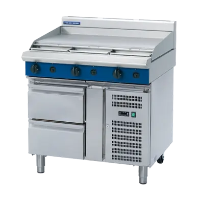 Blue Seal Evolution Series G516A-RB - 900mm Gas Cooktop Refrigerated Base