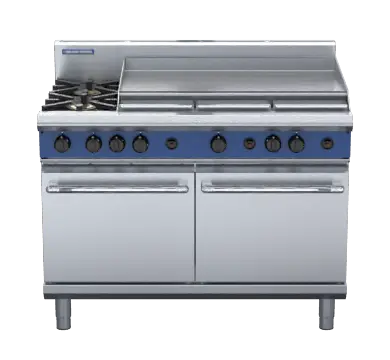 Blue Seal Evolution Series G528A - 1200mm Gas Range Double Static Oven
