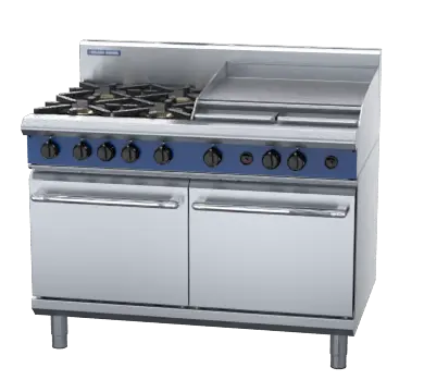 Blue Seal Evolution Series G528B - 1200mm Gas Range Double Static Oven
