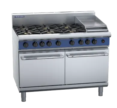 Blue Seal Evolution Series G528C - 1200mm Gas Range Double Static Oven
