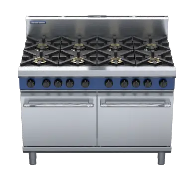 Blue Seal Evolution Series G528D - 1200mm Gas Range Double Static Oven