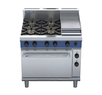Blue Seal Evolution Series GE506C - 900mm Gas Range Electric Static Oven