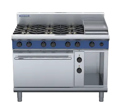 Blue Seal Evolution Series GE508C - 1200mm Gas Range Electric Static Oven