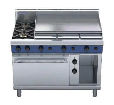 Blue Seal Evolution Series GE58A - 1200mm Gas Range Electric Convection Oven