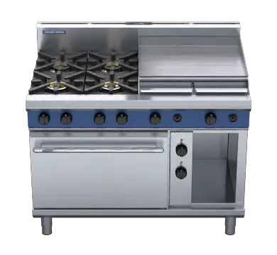 Blue Seal Evolution Series GE58B - 1200mm Gas Range Electric Convection Oven