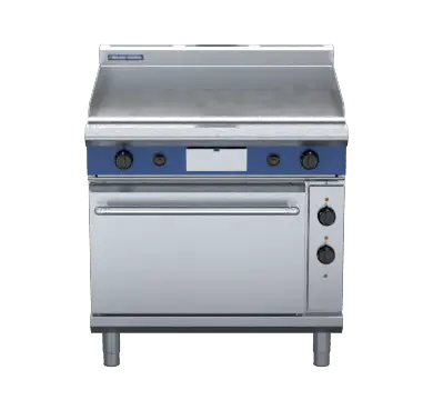 Blue Seal Evolution Series GPE56 - 900mm Gas Griddle Electric Convection Oven Range