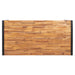 Bolero Acacia Wood & Steel Rectangular Industrial Table 1800 mm  Cafe Tables