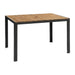 Bolero Acacia Wood and Steel Rectangular Table 1200mm - DS153 - Simply Hospitality NZ