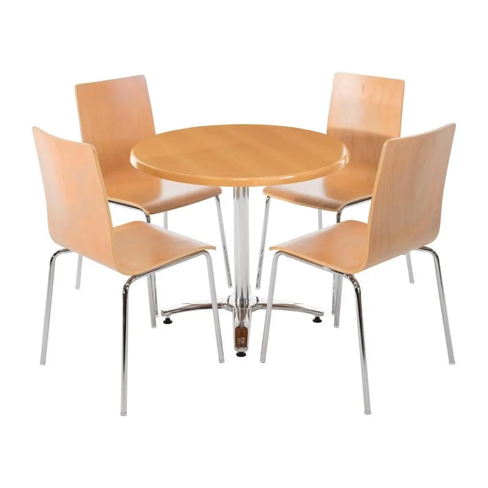 Bolero Aluminium Four-Leg Table Base  Table Base