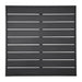 Bolero Aluminium Square Table Top Black 700 mm  table top