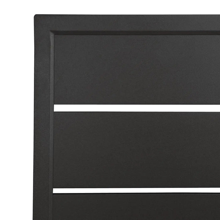 Bolero Aluminium Square Table Top Black 700 mm  table top