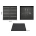 Bolero Aluminium Square Table Top Black 700 mm  table top