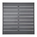 Bolero Aluminium Square Table Top Dark Grey 700 mm  Table Top