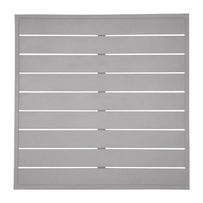 Bolero Aluminium Square Table Top Light Grey 700mm  Table Top