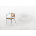 Bolero Aluminium & Ash Chairs 4 Pack  Cafe Chairs