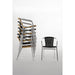 Bolero Aluminium & Natural Wicker Chair Pack of 4  Cafe Chairs