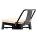 Bolero Bistro High Stool with Backrest & Wooden Seat Pad (Pack of 4)  Bar Stools