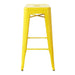 Bolero Bistro Yellow Steel High Stool Pack of 4  Bar Stools