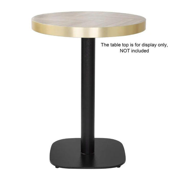 Bolero Black Cast Iron Table Base 720×420 mm  Table Base