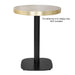 Bolero Black Cast Iron Table Base 720×420 mm  Table Base
