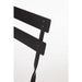Bolero Black Pavement Style Steel Folding Chairs Pack of 2  Cafe Chairs
