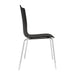 Bolero Black Square Back Side Chair Pack of 4  Cafe Chairs