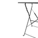 Bolero Black Square Pavement Style Steel Table  Cafe Tables
