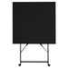 Bolero Black Square Pavement Style Steel Table  Cafe Tables