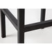 Bolero Black Steel & Acacia Wood Bar Stool 2 Pack  Bar Tools