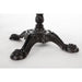 Bolero Cast Iron Ornate Table Leg Base  Table Top