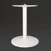 Bolero Cast Iron Round Table Base White  Table Base