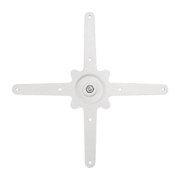 Bolero Cast Iron Round Table Base White  Table Base