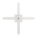 Bolero Cast Iron Round Table Base White  Table Base
