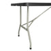 Bolero Centre Folding Utility Table 6 ft – Black  Folding Table
