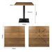 Bolero Complete Square Table 700mm  Cafe Tables