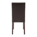 Bolero Faux Leather Dining Chairs Black 2 Pack  Chairs