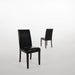 Bolero Faux Leather Dining Chairs Black 2 Pack  Chairs