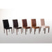 Bolero Faux Leather Dining Chairs Black 2 Pack  Chairs