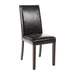 Bolero Faux Leather Dining Chairs Black (2 Pack) - GF954 - Simply Hospitality NZ