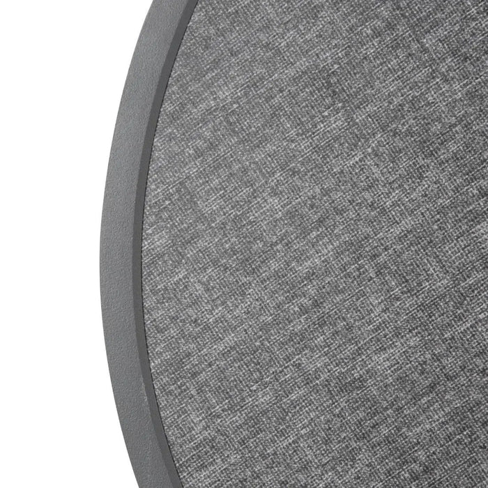 Bolero Fibre Glass Round Table Top Brushed Black 580mm  Table Top