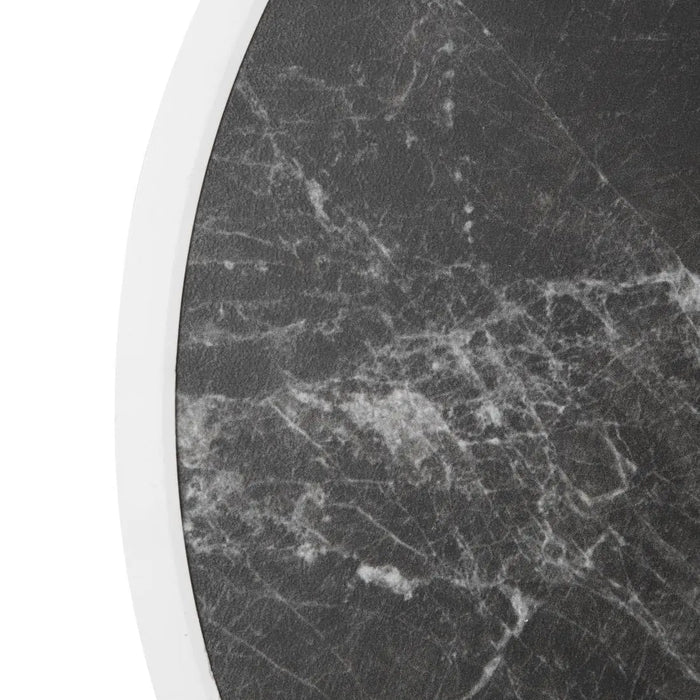 Bolero Fibre Glass Round Table Top Dark Granite Effect 580mm  Table Top