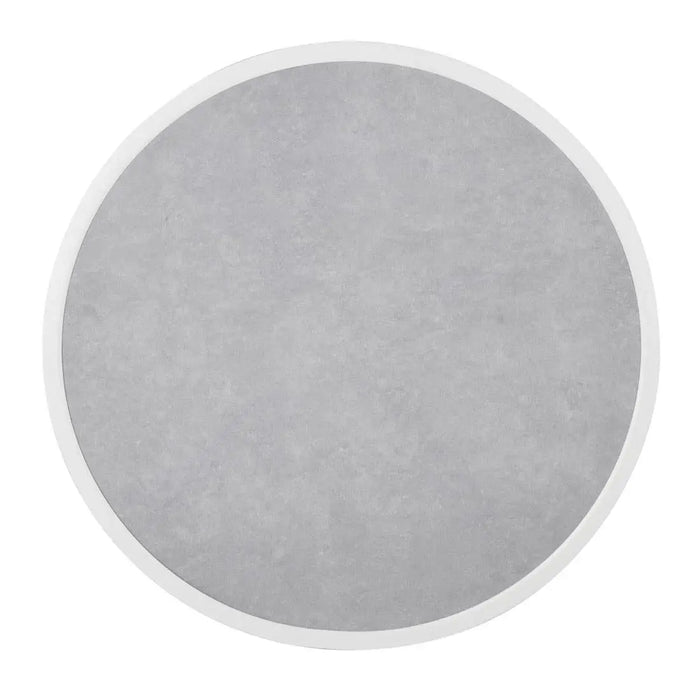 Bolero Fibre Glass Round Table Top Grey Stone Effect 580mm  Table Top
