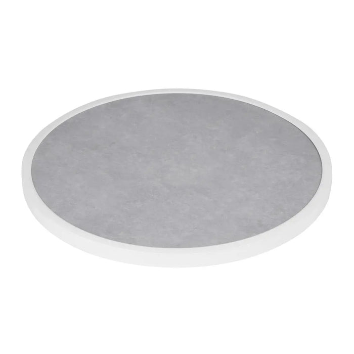 Bolero Fibre Glass Round Table Top Grey Stone Effect 580mm  Table Top