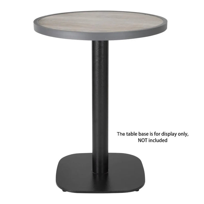 Bolero Fibre Glass Round Table Top Wood Effect 580mm  Table Top