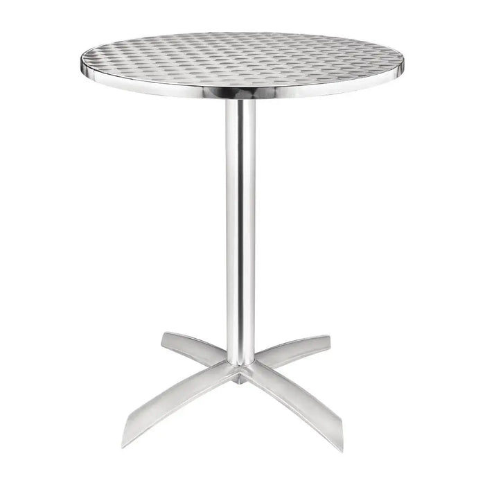 Bolero Flip-Top Table Stainless Steel 600mm  Cafe Tables